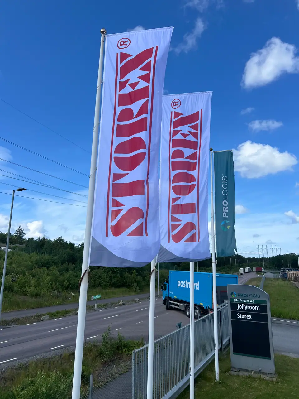 Flaggor som klarar Göteborgs blåst – löpande utbyteschema
