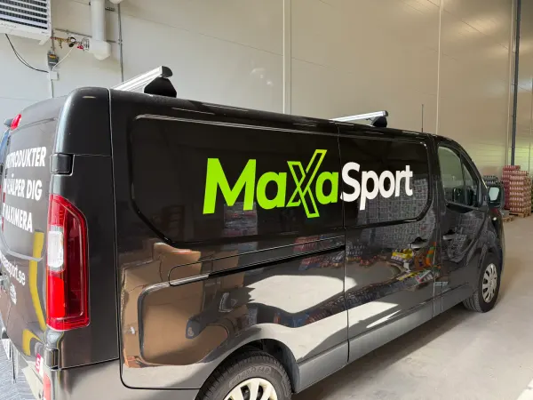 MaxaSport skåpbil fordonsdekor