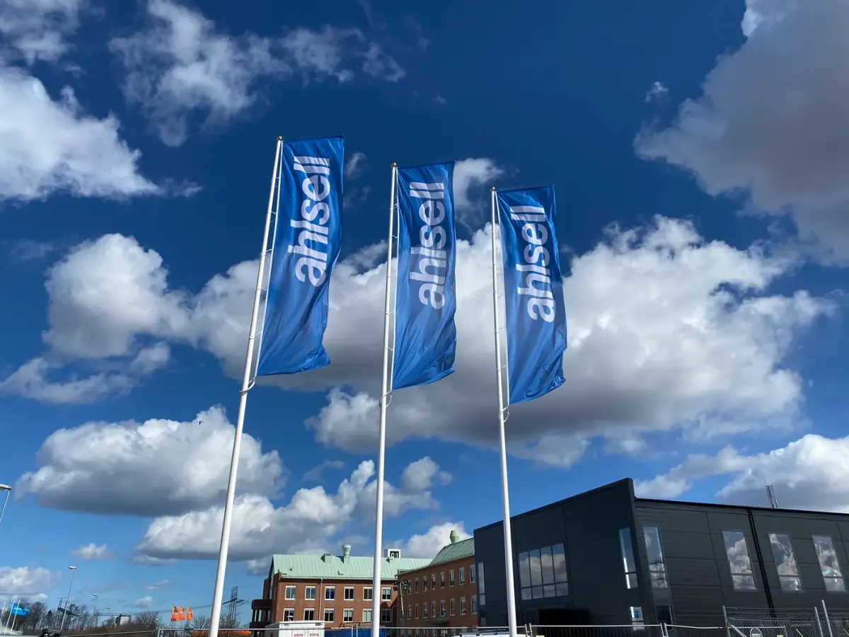 Ahlsell företagsflaggor