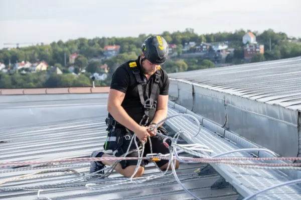 Rope Access uppriggning
