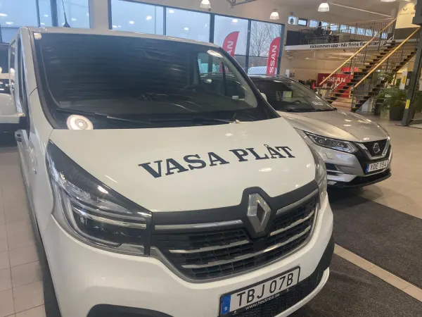 Vasa Plåt fordonsdekor huv