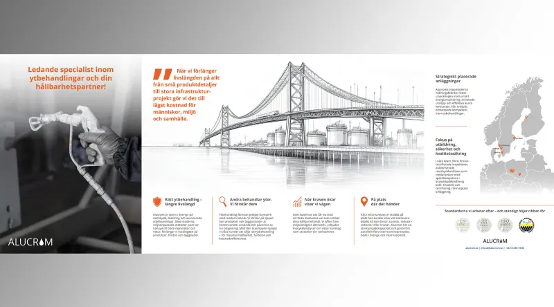 Grafisk design och tryckt informationsfolder framtagen av vår originalavdelning