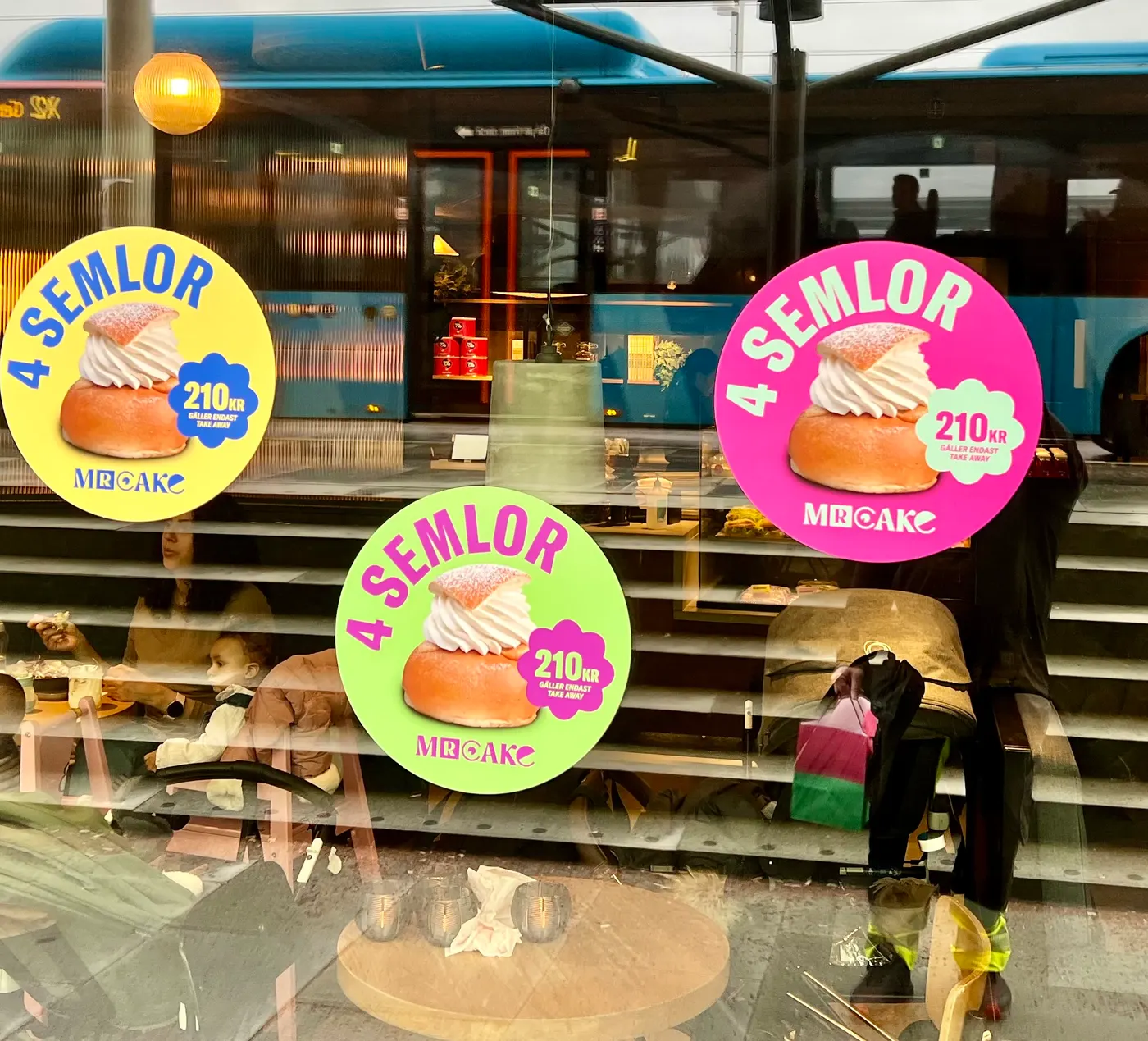 Semlor-dekaler – 4 semlor för 210 kr, gäller endast take away