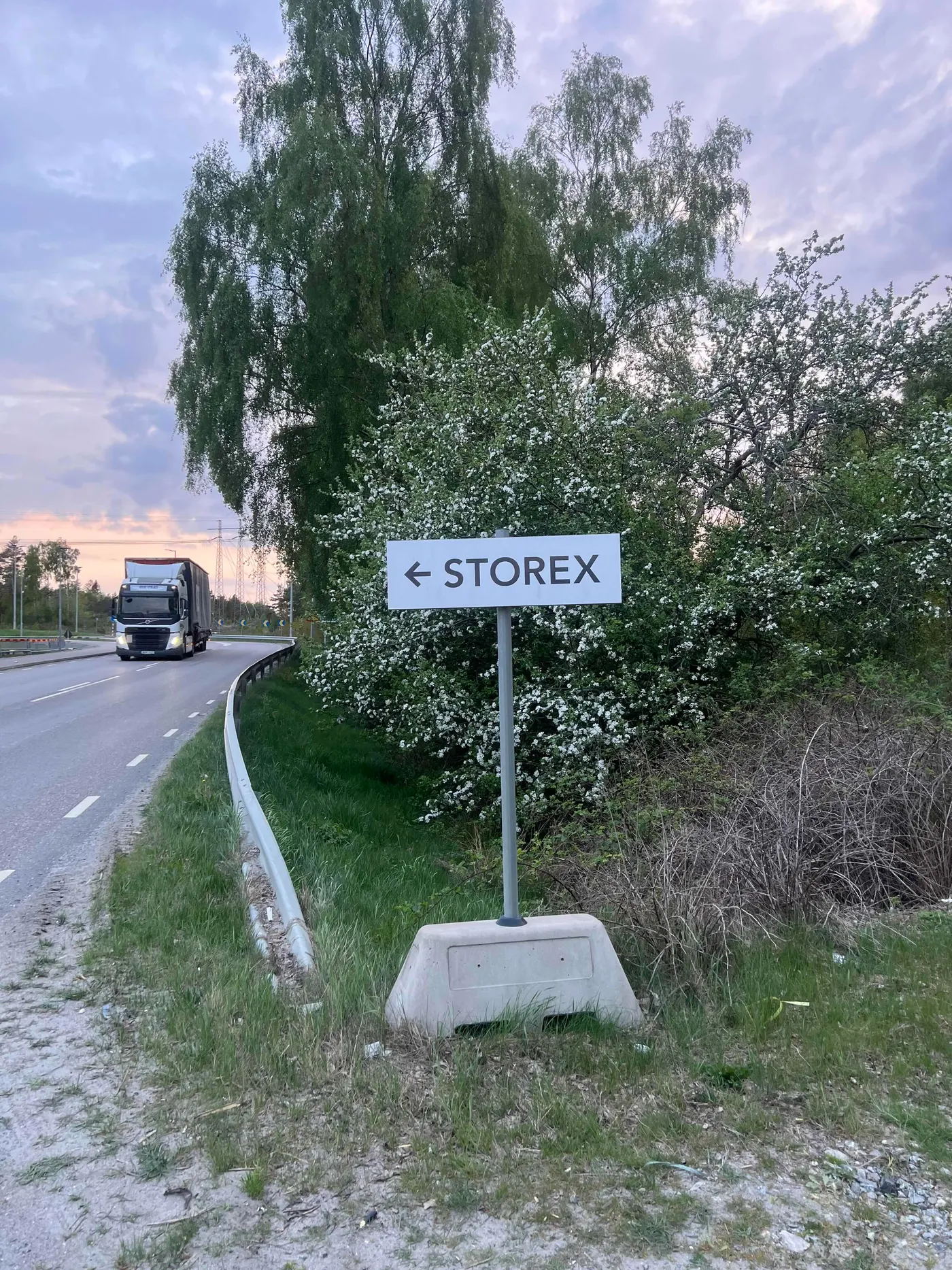 Vägvisning till Storex anläggning