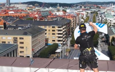 Skyltföretag Alingsås – säker demontering av äldre fasadskylt