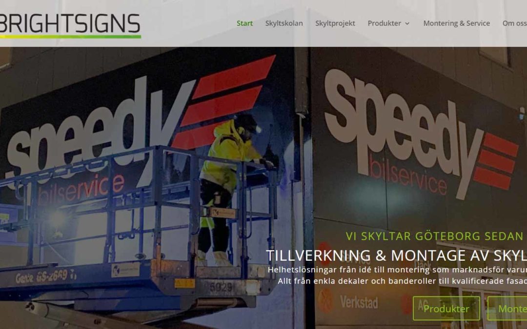 Ny hemsida till Brightsigns