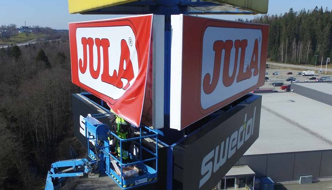 Krävs det bygglov för utomhusskyltar tex fasadskyltar?