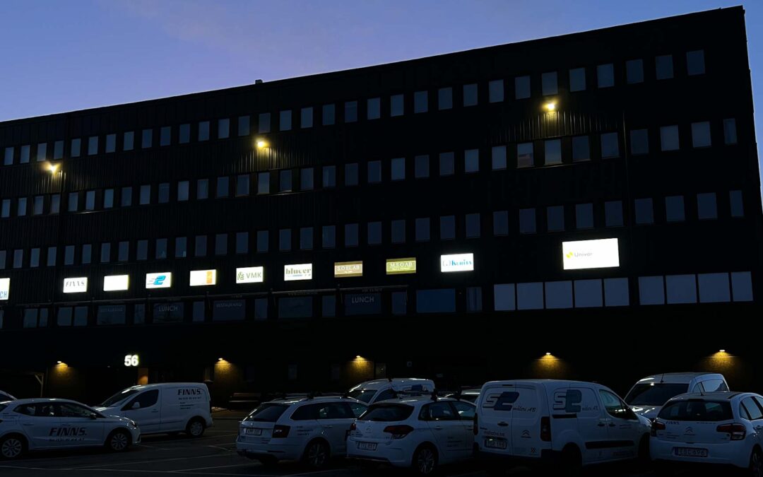 Fasadskyltar – Ljuslådor med LED